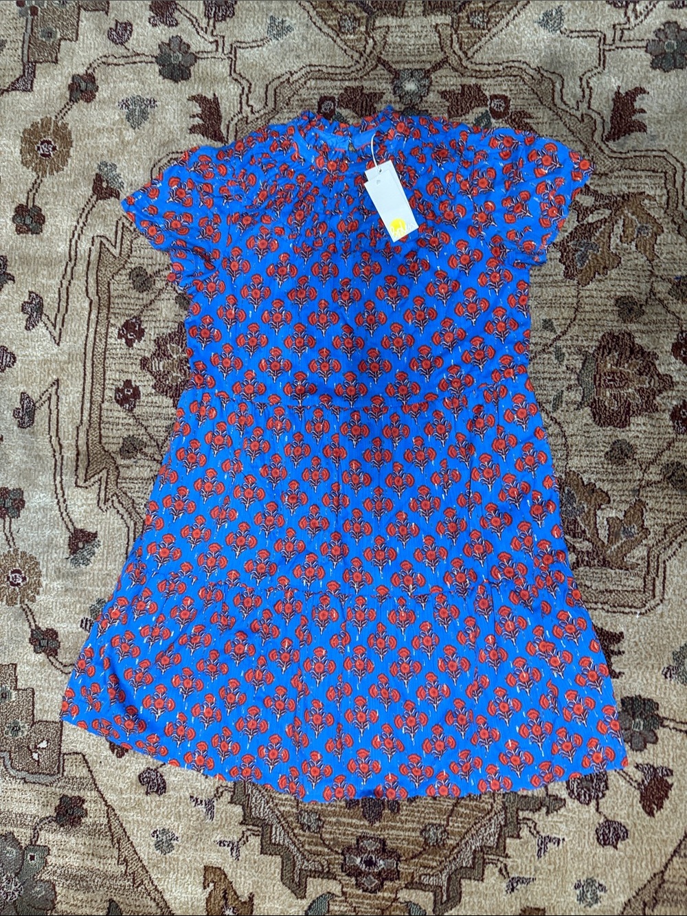 BODEN Ruched Detail Metallic Dress £120 BRAND NEW US 4